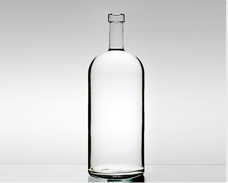 Chai Vodka hình dạng độc đáo thiết kế thời trang đá lửa trắng rỗng 1,75L