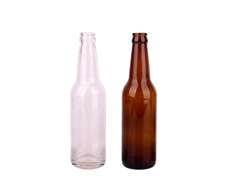 Chai bia tròn màu nâu 330ml