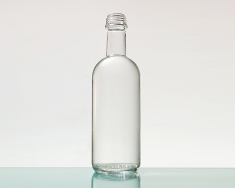 Chai Whisky galss đá lửa cao hình tròn 500ml