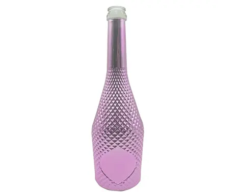 75cl chai Sâm banh mạ điện dập nổi thời trang