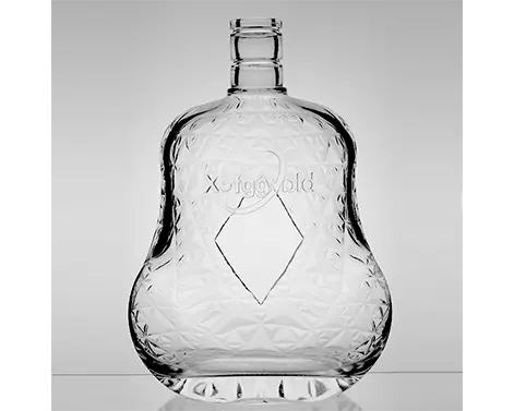 Chai Cognac đá lửa trắng thêm thiết kế thời trang hình dạng độc đáo 1.5L 1500ml