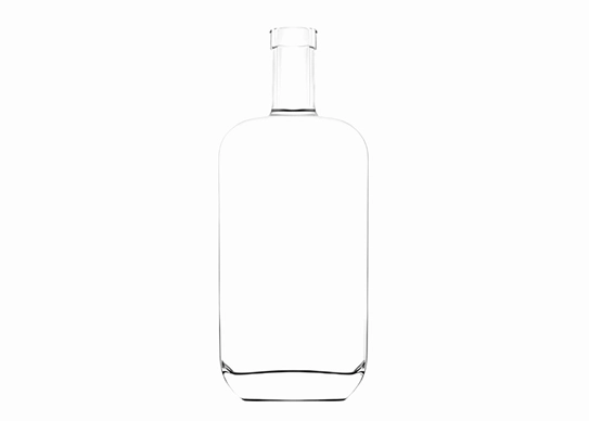 Chai Bourbon chai rượu bán buôn nhà máy Trung Quốc hình chữ nhật 750ml