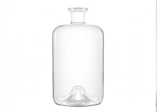 Chai Gin Chai Thủy Tinh 70CL tròn đá lửa Thêm 700ml