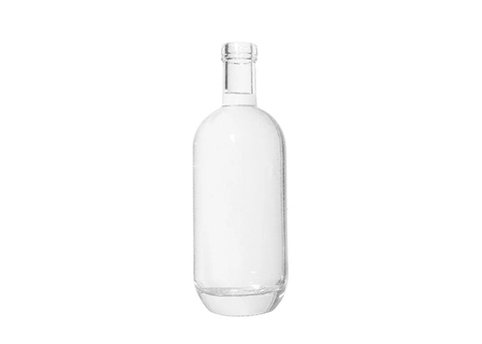 Chai tinh thần nhà sản xuất chai thủy tinh tròn 700ml 500ml