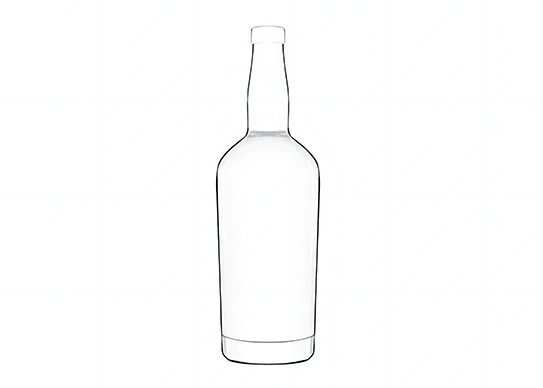 Chai Whisky chai thủy tinh tròn 700ml có nút chai bằng gỗ