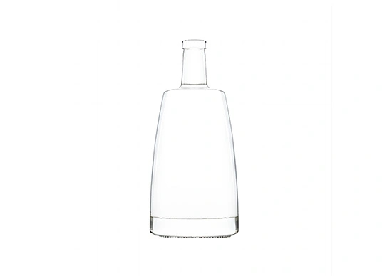 Chai Tequila 700ml Rỗng thêm đá lửa Thủy Tinh Phẳng hình bầu dục