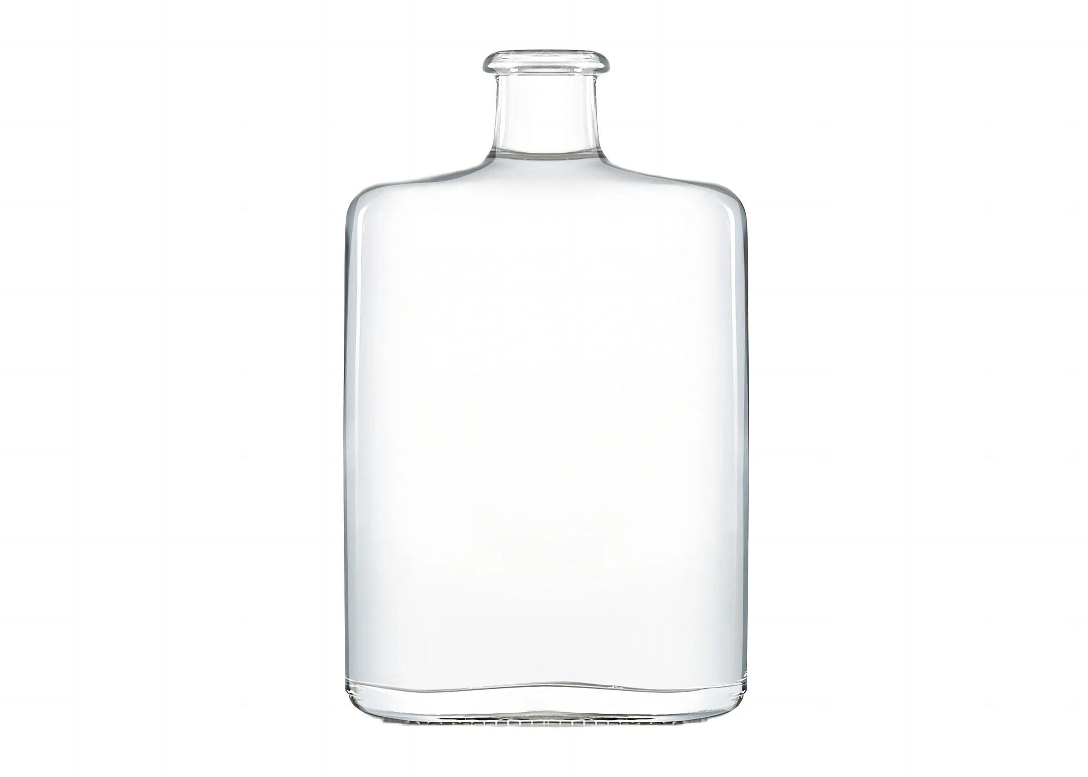 Gin đóng gói chai thủy tinh rỗng 500ml Kích thước hình bầu dục