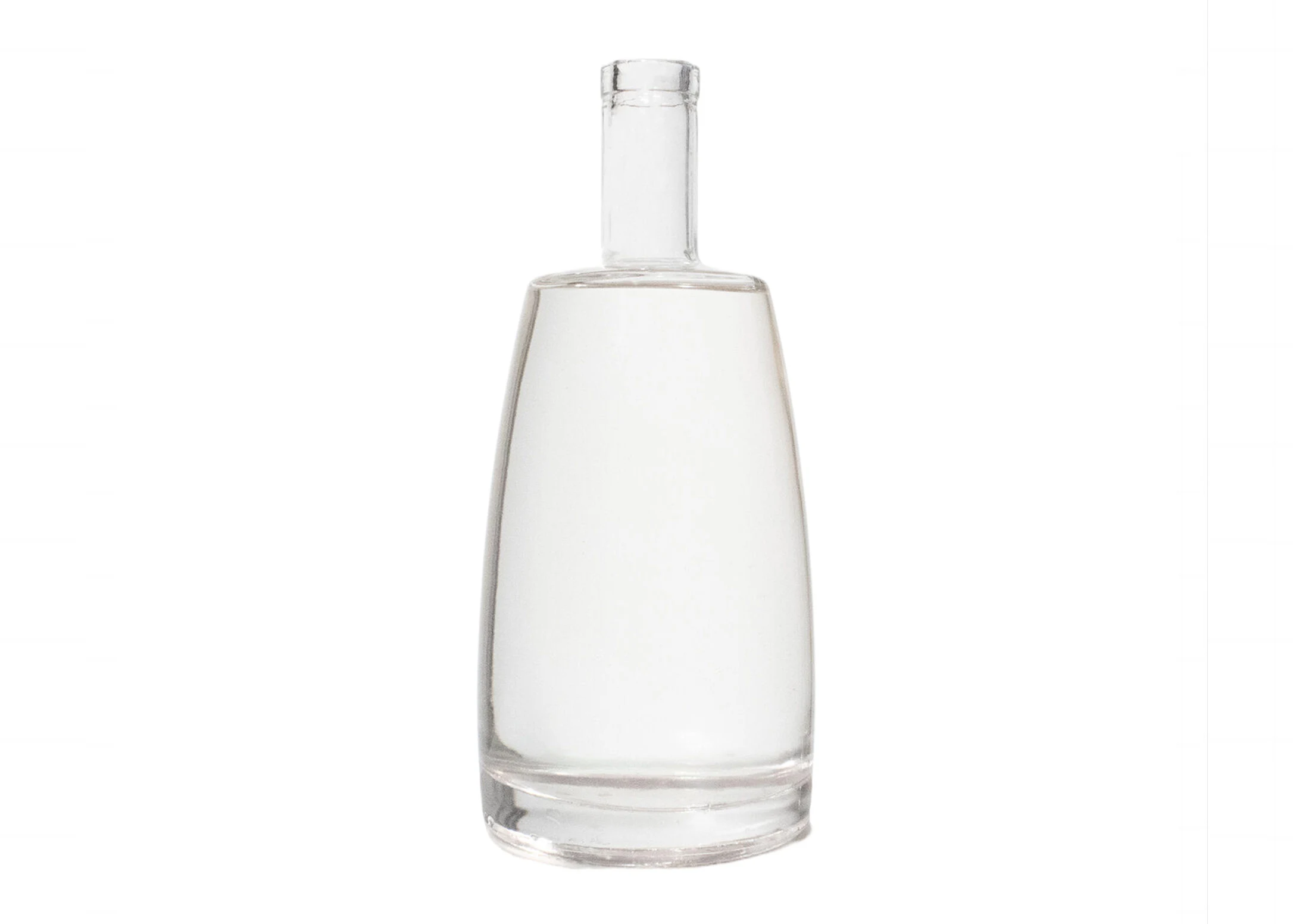 Chai Tequila 500ml mới hình tròn thêm đá lửa thủy tinh