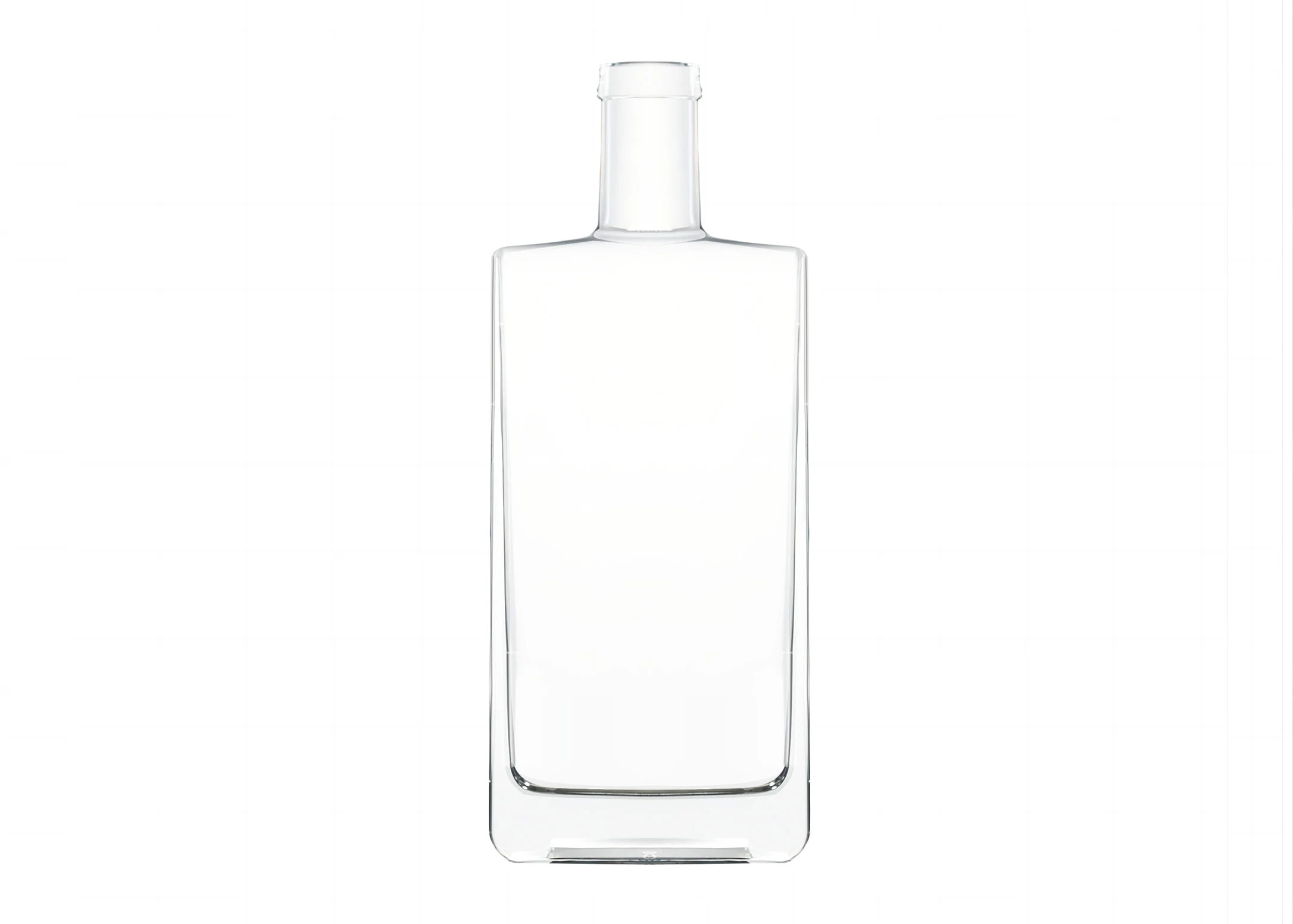 Chai thủy tinh hình chữ nhật 500ml thêm đá lửa thủy tinh t-cork Top