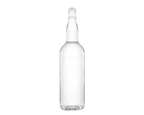Bao bì chai rượu Whisky thủy tinh có Ren Tròn 1000ml đá lửa bổ sung pha lê cao cấp