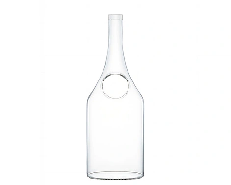 Chai rượu mạnh đáy mỏng hình bầu dục cao cấp 1000ml