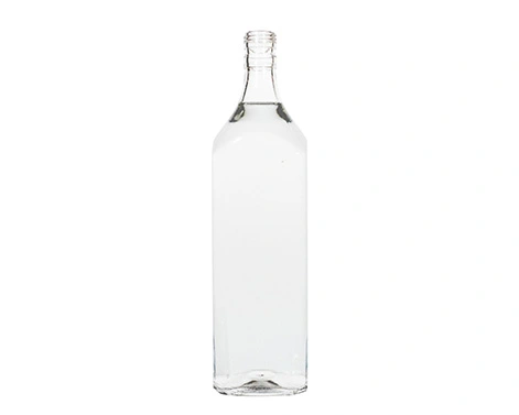 Chai rượu thủy tinh vuông 1000ml nắp ropp