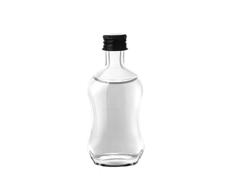 Chai Vodka Gin Rum Tequila thủy tinh thon gọn 50ml có nắp gpi để đóng gói rượu